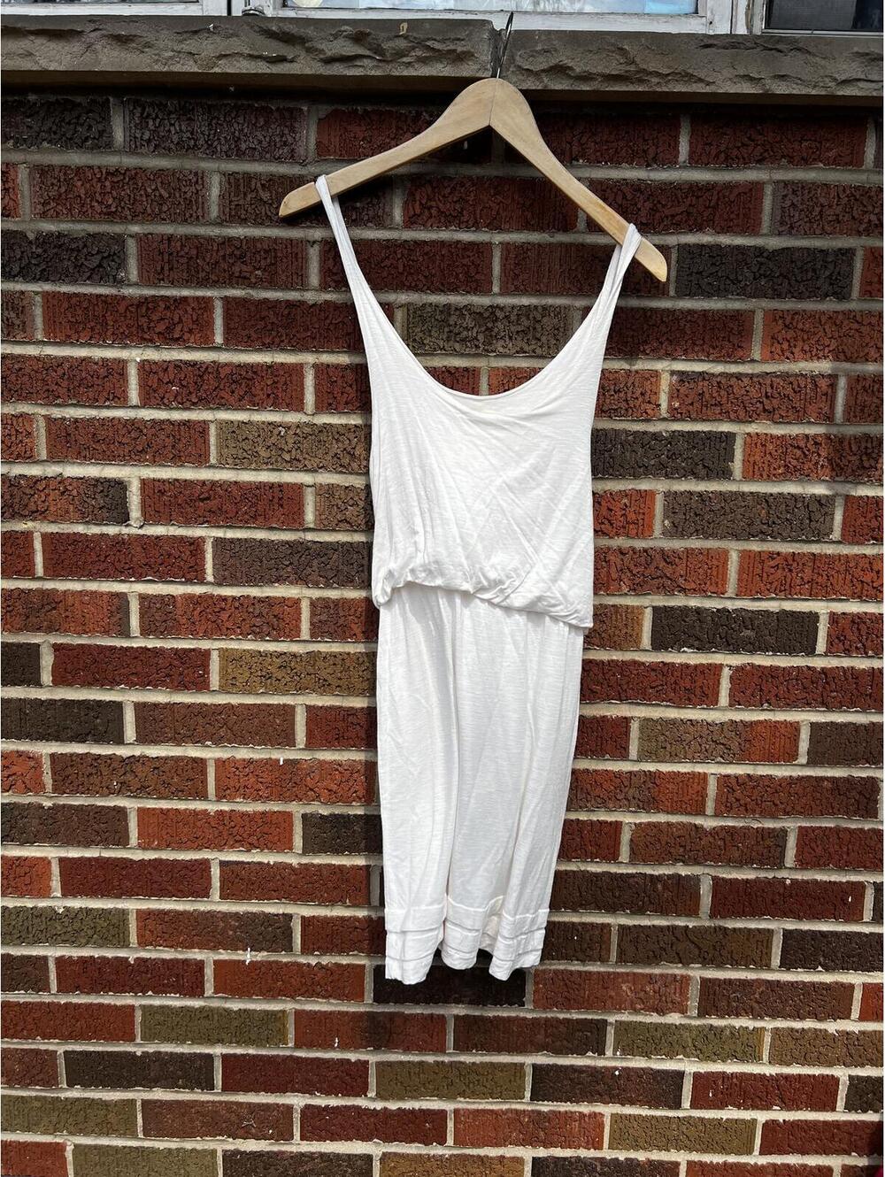 Lola White Scoop Neck Sleeveless Mini Dress